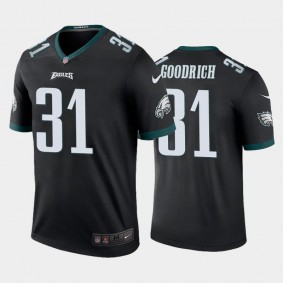 Men's Mario Goodrich Philadelphia Eagles Black Legend Jersey