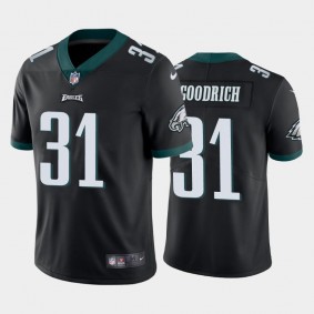 Men's Mario Goodrich Philadelphia Eagles Black Vapor Limited Jersey