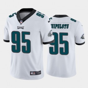 Men's Marlon Tuipulotu Philadelphia Eagles White Vapor Limited Jersey