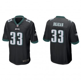 Men's Cooper DeJean Philadelphia Eagles Black Game Jersey