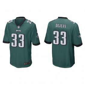 Men's Cooper DeJean Philadelphia Eagles Green Game Jersey