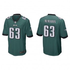 Men's Dylan McMahon Philadelphia Eagles Green Game Jersey