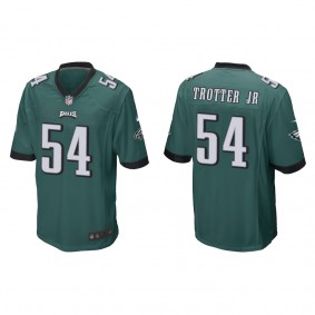 Men's Jeremiah Trotter Jr. Philadelphia Eagles Green Game Jersey