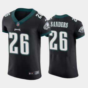 Men's Miles Sanders Philadelphia Eagles Black Vapor Elite Jersey