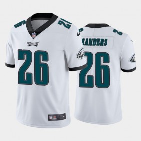 Men's Miles Sanders Philadelphia Eagles White Vapor Limited Jersey