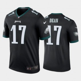 Men's Nakobe Dean Philadelphia Eagles Black Legend Jersey