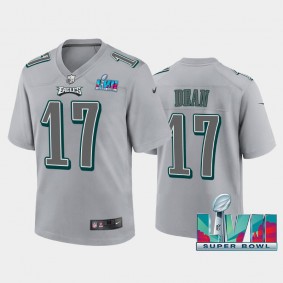 Youth Nakobe Dean Philadelphia Eagles Gray Super Bowl LVII Atmosphere Jersey