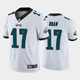 Men's Nakobe Dean Philadelphia Eagles White Vapor Limited Jersey