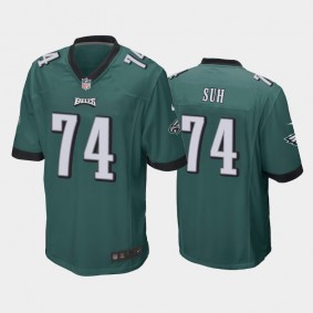 Men's Ndamukong Suh Philadelphia Eagles Green Game Jersey