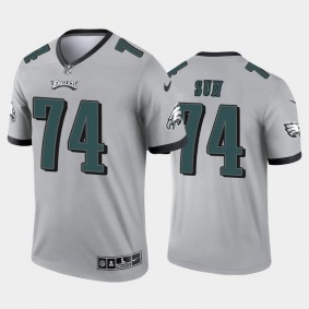 Men's Ndamukong Suh Philadelphia Eagles Silver Inverted Legend Jersey