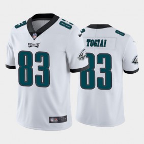 Men's Noah Togiai Philadelphia Eagles White Vapor Limited Jersey