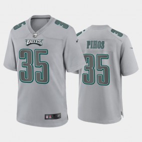 Men's Pete Pihos Philadelphia Eagles Gray Atmosphere Fashion Game Jersey