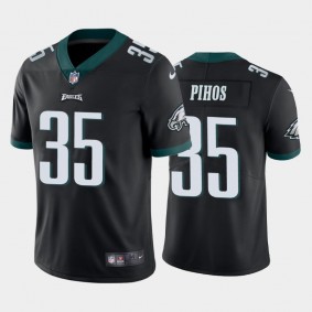 Men's Pete Pihos Philadelphia Eagles Black Vapor Limited Jersey