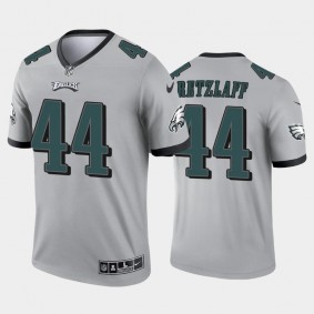 Men's Pete Retzlaff Philadelphia Eagles Silver Inverted Legend Jersey