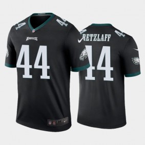 Men's Pete Retzlaff Philadelphia Eagles Black Legend Jersey