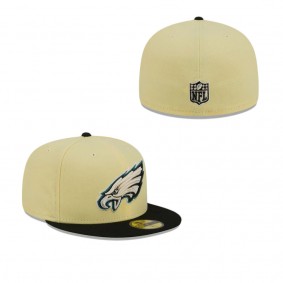 Philadelphia Eagles Soft Yellow 59FIFTY Fitted Hat