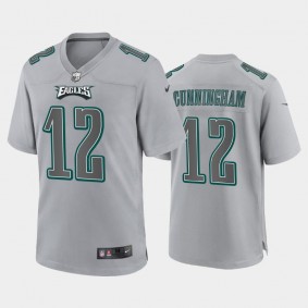 Men's Randall Cunningham Philadelphia Eagles Gray Atmosphere Fashion Game Jersey