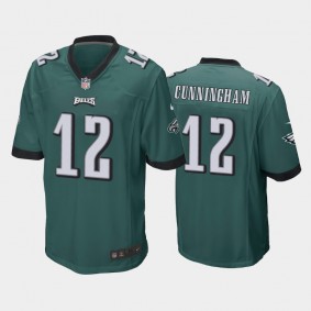 Men's Randall Cunningham Philadelphia Eagles Green Game Jersey