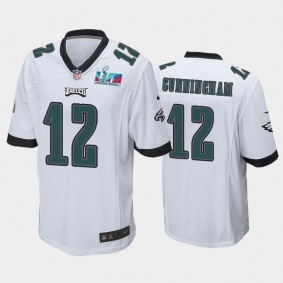 Men's Randall Cunningham Philadelphia Eagles White Super Bowl LVII Game Jersey