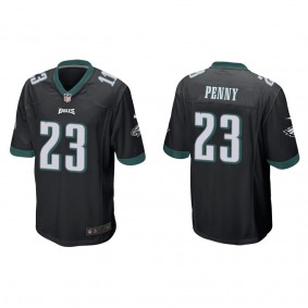 Men's Philadelphia Eagles Rashaad Penny Black Game Jersey