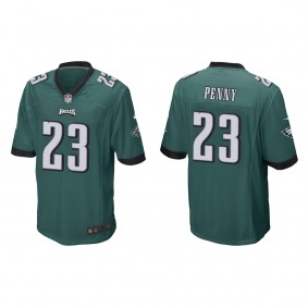 Men's Philadelphia Eagles Rashaad Penny Green Game Jersey