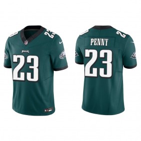 Men's Philadelphia Eagles Rashaad Penny Midnight Green Vapor F.U.S.E. Limited Jersey