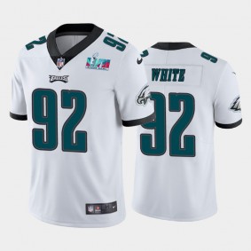 Men's Reggie White Philadelphia Eagles White Super Bowl LVII Vapor Limited Jersey