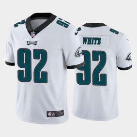 Men's Reggie White Philadelphia Eagles White Vapor Limited Jersey