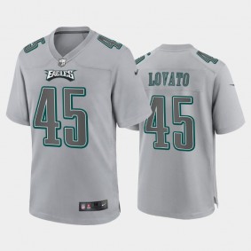 Men's Rick Lovato Philadelphia Eagles Gray Atmosphere Fashion Game Jersey