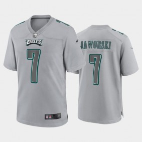 Men's Ron Jaworski Philadelphia Eagles Gray Atmosphere Fashion Game Jersey