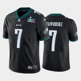 Men's Ron Jaworski Philadelphia Eagles Black Super Bowl LVII Vapor Limited Jersey