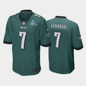 Men's Ron Jaworski Philadelphia Eagles Midnight Green Super Bowl LVII Game Jersey