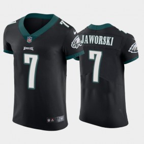 Men's Ron Jaworski Philadelphia Eagles Black Vapor Elite Jersey