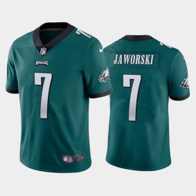 Men's Ron Jaworski Philadelphia Eagles Green Vapor Limited Jersey