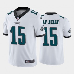 Men's Steve Van Buren Philadelphia Eagles White Vapor Limited Jersey