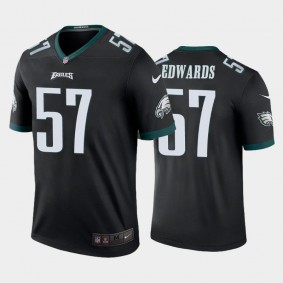 Men's T.J. Edwards Philadelphia Eagles Black Legend Jersey