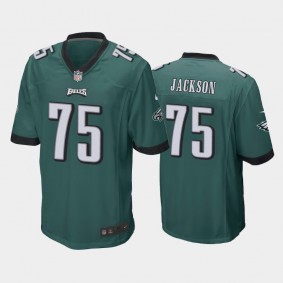 Men's Tarron Jackson Philadelphia Eagles Green Game Jersey