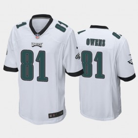 Men's Terrell Owens Philadelphia Eagles White Game Jersey