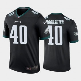 Men's Tom Brookshier Philadelphia Eagles Black Legend Jersey