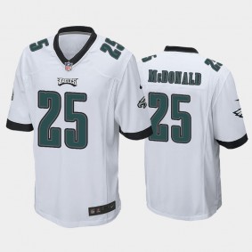 Men's Tommy McDonald Philadelphia Eagles White Game Jersey