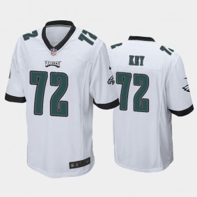 Men's Wade Key Philadelphia Eagles White Game Jersey