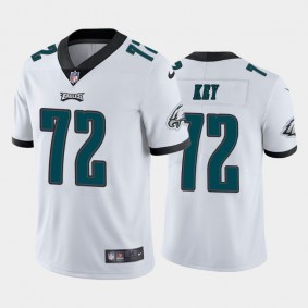 Men's Wade Key Philadelphia Eagles White Vapor Limited Jersey