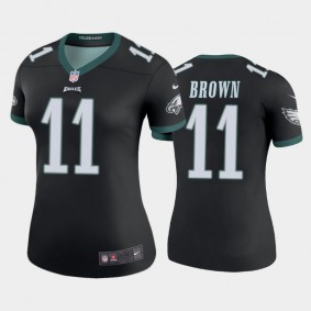 Women's A.J. Brown Philadelphia Eagles Black Color Rush Legend Jersey