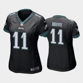 Women's A.J. Brown Philadelphia Eagles Black Game Jersey