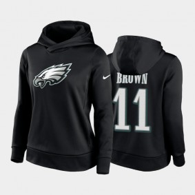 Women's A.J. Brown Philadelphia Eagles Black Player Icon Hoodie