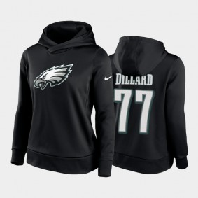 Women's Andre Dillard Philadelphia Eagles Black Player Icon Hoodie