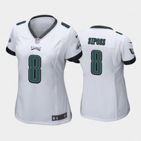 Women's Arryn Siposs Philadelphia Eagles White Game Jersey