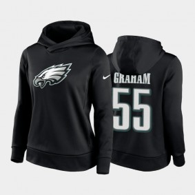 Women's Brandon Graham Philadelphia Eagles Black Player Icon Hoodie