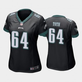 Women's Brett Toth Philadelphia Eagles Black Game Jersey