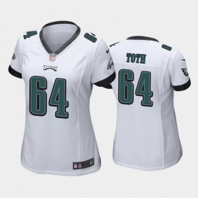 Women's Brett Toth Philadelphia Eagles White Game Jersey